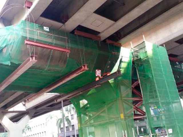 Instrumentation and monitoring work on Keppel viaduct by 97ɫɫӰԺ formally FOST Pte Ltd.